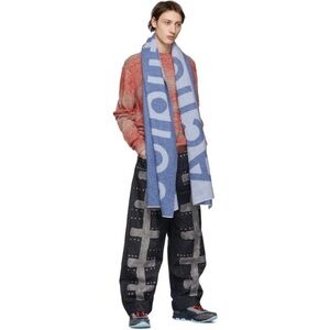 Acne Studios Blue Toronty Scarf